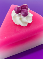 ケーキ石鹸：ブルーベリーケーキ